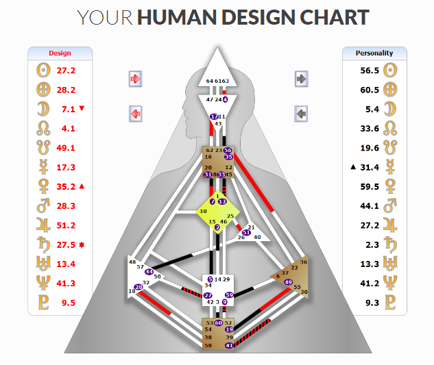 chart van human design
