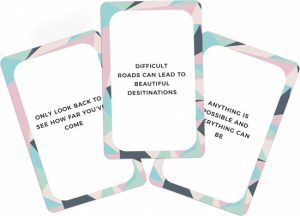 Affirmatie kaarten - motivatie kaartspel